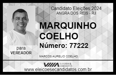 Candidato MARQUINHO COELHO 2024 - ANGRA DOS REIS - Eleições