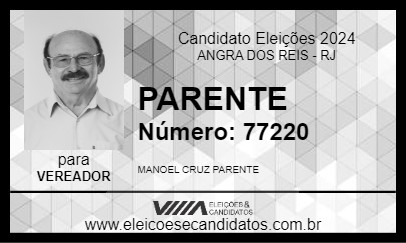 Candidato PARENTE 2024 - ANGRA DOS REIS - Eleições