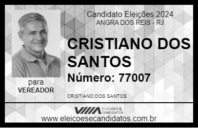 Candidato CRISTIANO REGIONAL 2024 - ANGRA DOS REIS - Eleições