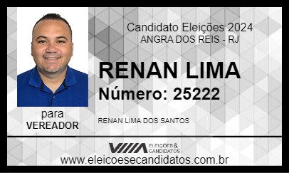 Candidato RENAN LIMA 2024 - ANGRA DOS REIS - Eleições