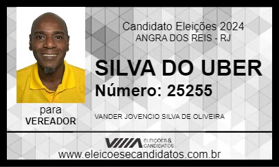 Candidato SILVA DO UBER 2024 - ANGRA DOS REIS - Eleições