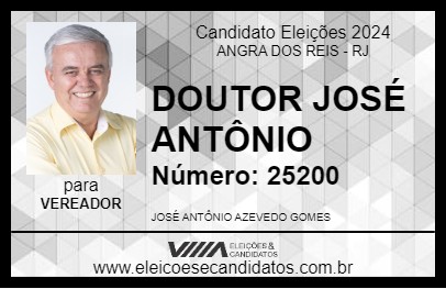 Candidato DOUTOR JOSÉ ANTÔNIO 2024 - ANGRA DOS REIS - Eleições