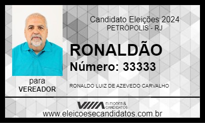 Candidato RONALDÃO 2024 - PETRÓPOLIS - Eleições