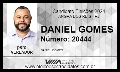 Candidato DANIEL GOMES 2024 - ANGRA DOS REIS - Eleições