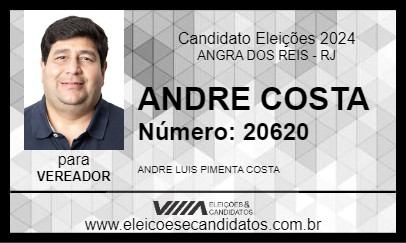 Candidato ANDRE COSTA 2024 - ANGRA DOS REIS - Eleições