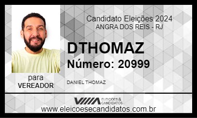 Candidato DTHOMAZ 2024 - ANGRA DOS REIS - Eleições