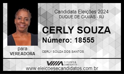 Candidato CERLY SOUZA 2024 - DUQUE DE CAXIAS - Eleições