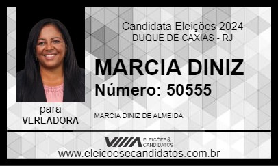 Candidato MARCIA DINIZ 2024 - DUQUE DE CAXIAS - Eleições