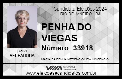 Candidato PENHA DO VIEGAS 2024 - RIO DE JANEIRO - Eleições