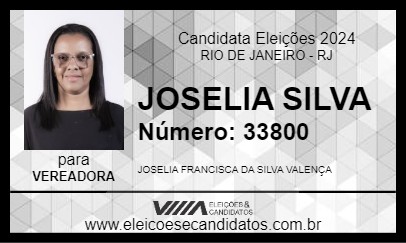 Candidato JOSELIA SILVA 2024 - RIO DE JANEIRO - Eleições