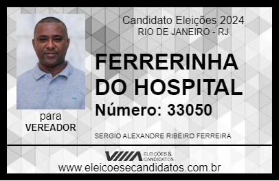 Candidato FERRERINHA DO HOSPITAL 2024 - RIO DE JANEIRO - Eleições