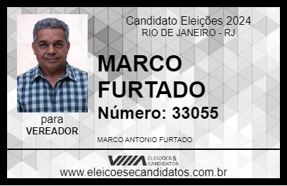 Candidato MARCO FURTADO 2024 - RIO DE JANEIRO - Eleições