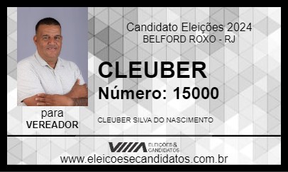 Candidato CLEUBER 2024 - BELFORD ROXO - Eleições