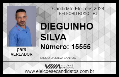 Candidato DIEGUINHO SILVA 2024 - BELFORD ROXO - Eleições