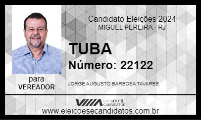 Candidato TUBA 2024 - MIGUEL PEREIRA - Eleições