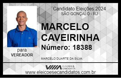 Candidato MARCELO CAVEIRINHA 2024 - SÃO GONÇALO - Eleições