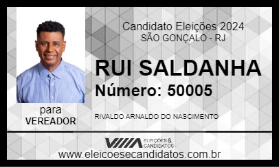 Candidato RUI SALDANHA 2024 - SÃO GONÇALO - Eleições