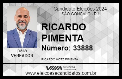 Candidato RICARDO PIMENTA 2024 - SÃO GONÇALO - Eleições