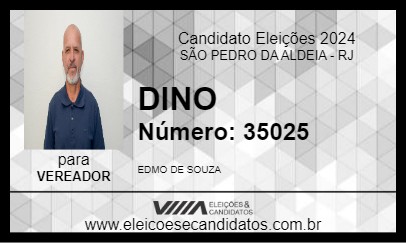 Candidato DINO 2024 - SÃO PEDRO DA ALDEIA - Eleições