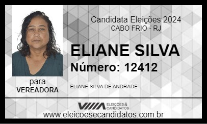 Candidato ELIANE SILVA 2024 - CABO FRIO - Eleições