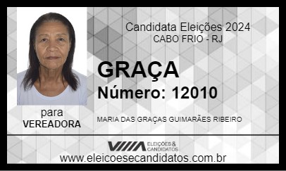 Candidato GRAÇA 2024 - CABO FRIO - Eleições