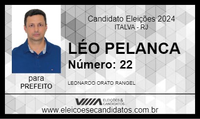 Candidato LÉO PELANCA 2024 - ITALVA - Eleições