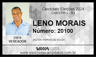 Candidato LENO MORAIS 2024 - CABO FRIO - Eleições