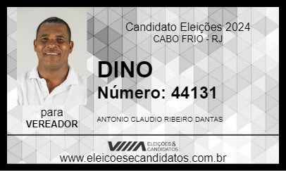 Candidato DINO 2024 - CABO FRIO - Eleições