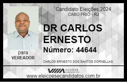 Candidato DR CARLOS ERNESTO 2024 - CABO FRIO - Eleições