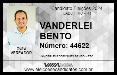 Candidato VANDERLEI BENTO 2024 - CABO FRIO - Eleições