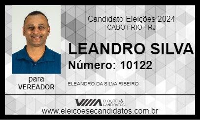 Candidato LEANDRO SILVA 2024 - CABO FRIO - Eleições