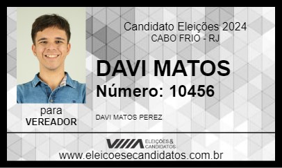 Candidato DAVI MATOS 2024 - CABO FRIO - Eleições