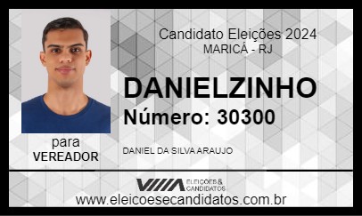 Candidato DANIELZINHO 2024 - MARICÁ - Eleições