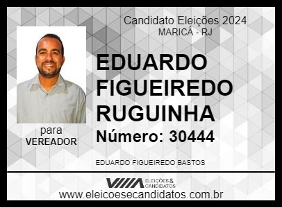 Candidato EDUARDO FIGUEIREDO RUGUINHA 2024 - MARICÁ - Eleições