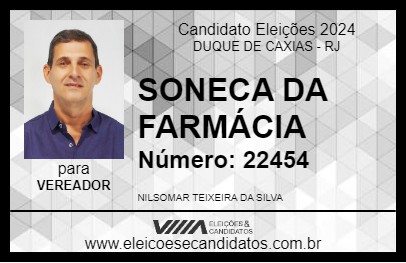 Candidato SONECA DA FARMÁCIA 2024 - DUQUE DE CAXIAS - Eleições