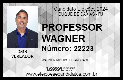 Candidato PROFESSOR WAGNER 2024 - DUQUE DE CAXIAS - Eleições