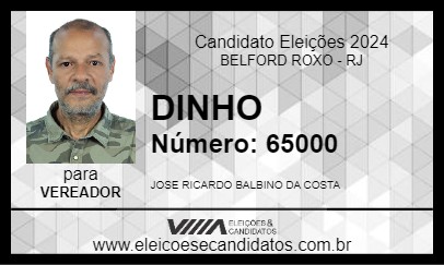 Candidato DINHO 2024 - BELFORD ROXO - Eleições