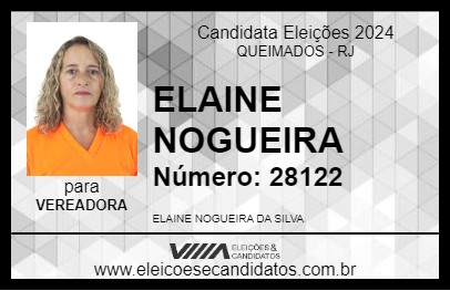 Candidato ELAINE NOGUEIRA 2024 - QUEIMADOS - Eleições