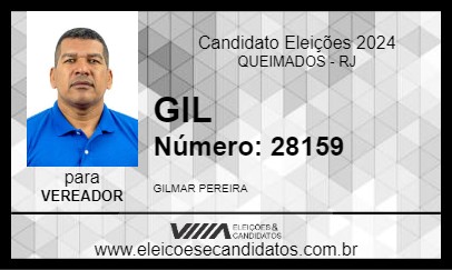 Candidato GIL 2024 - QUEIMADOS - Eleições