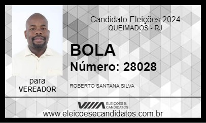 Candidato BOLA 2024 - QUEIMADOS - Eleições