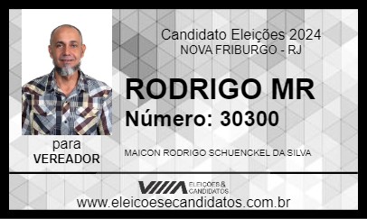 Candidato RODRIGO MR 2024 - NOVA FRIBURGO - Eleições