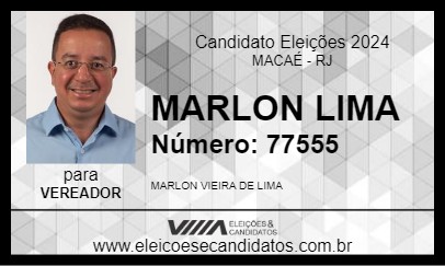 Candidato MARLON LIMA 2024 - MACAÉ - Eleições