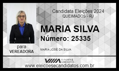 Candidato MARIA SILVA 2024 - QUEIMADOS - Eleições