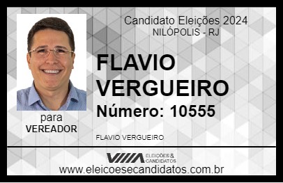 Candidato FLAVIO VERGUEIRO 2024 - NILÓPOLIS - Eleições