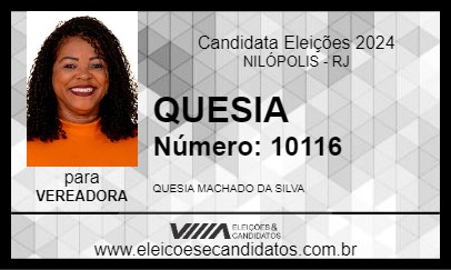 Candidato QUESIA 2024 - NILÓPOLIS - Eleições