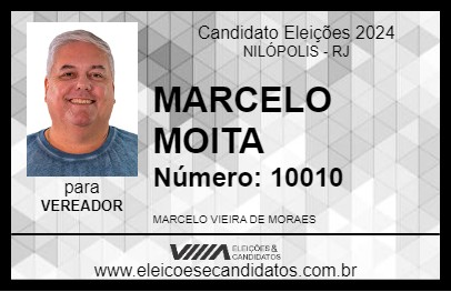 Candidato MARCELO MOITA 2024 - NILÓPOLIS - Eleições