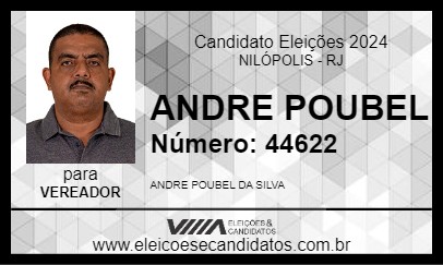 Candidato ANDRE POUBEL 2024 - NILÓPOLIS - Eleições