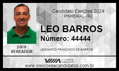 Candidato LEO BARROS 2024 - PINHEIRAL - Eleições