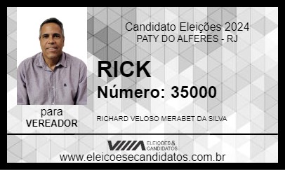 Candidato RICK 2024 - PATY DO ALFERES - Eleições