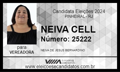 Candidato NEIVA CELL 2024 - PINHEIRAL - Eleições